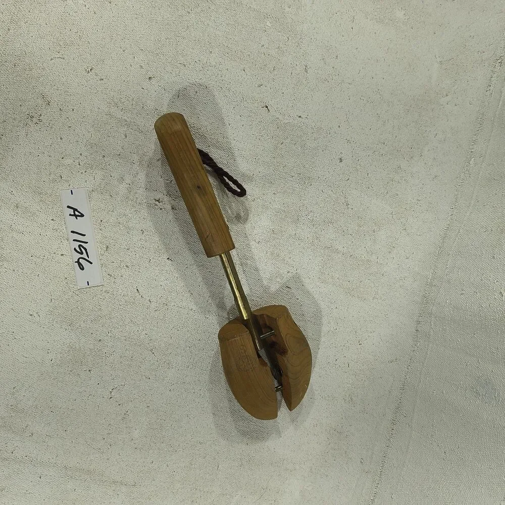 Vintage Rochester Size small wooden spring shoe tree 12 X 3 X 2